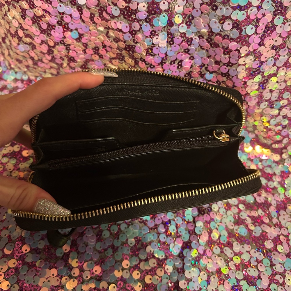 Michael Kors Black Wristlet Wallet - Picture 3 of 10